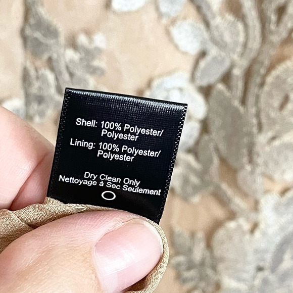 Dress The Population Women's Lace Floral Sequin Long Sleeve Formal Dress Size XS - Picture 5 of 15